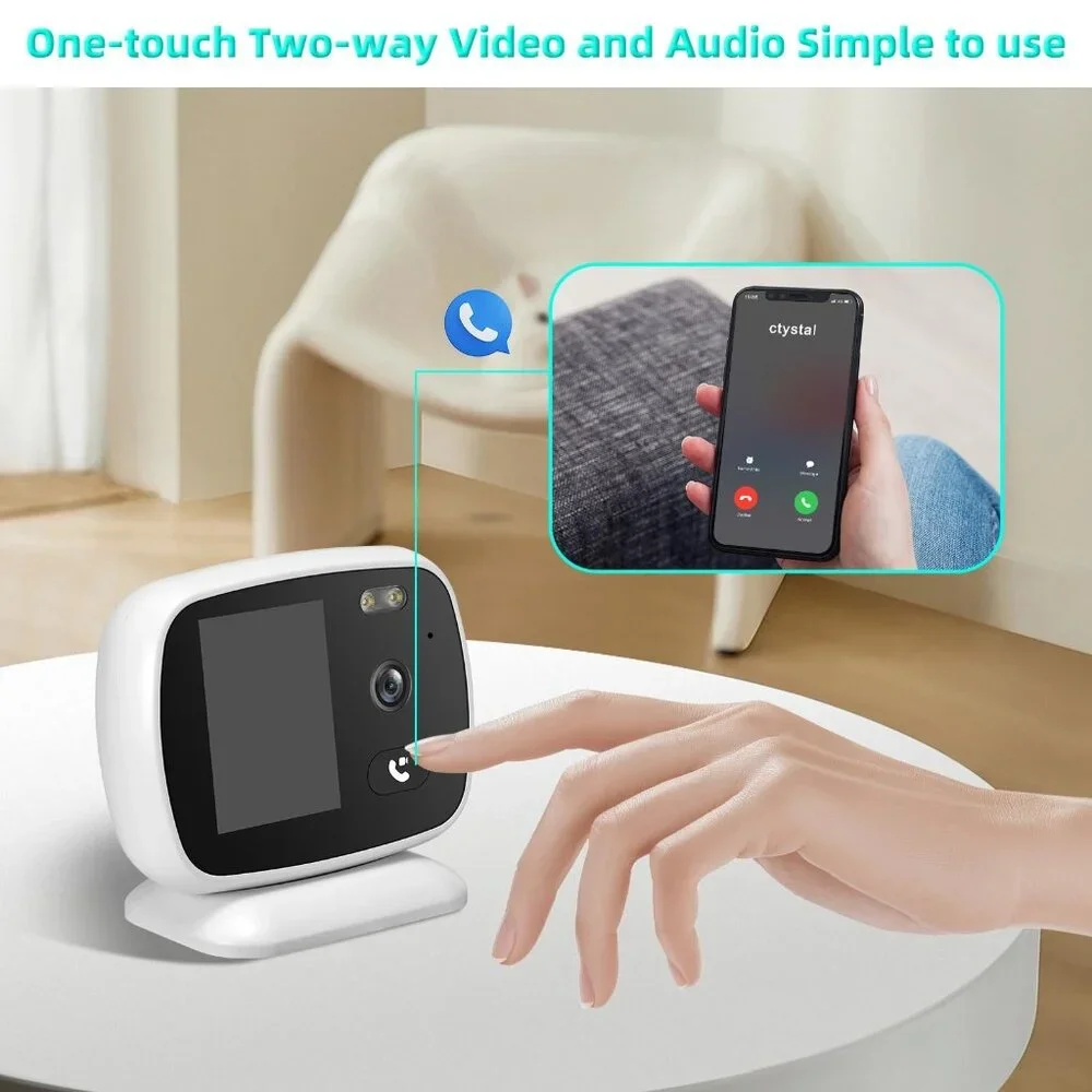 Video Calling Security Camera,Kids' Instant Video Call One-Tap FaceTime with Par